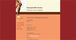 Desktop Screenshot of naprapatmarisveen.net