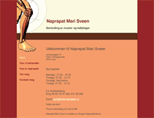 Tablet Screenshot of naprapatmarisveen.net